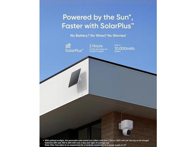 eufy Security SoloCam E30, 2-Cam Kit, Security Cameras Wireless Outdoor, Solar Camera Outdoor Wireless, 360° Pan, AI Tracking, 2K Clarity, HomeBase...