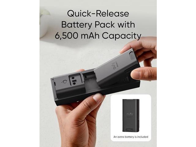 eufy Video Doorbell C31, Extra Rechargeable Battery Pack, 2K FHD, Battery or Hardwire Powered, Easy to Install, Quick-Release Battery, Live Video...
