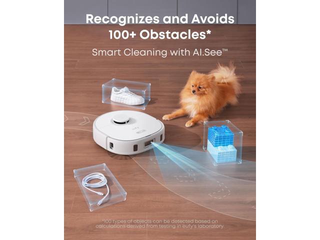 eufy - X10 Pro Omni Wi-Fi Connected Robot Vacuum & Mop with Self Washing and Self Drying Auto Empty Station - White - image 4
