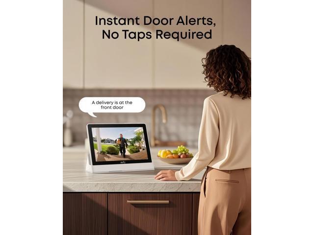 eufy Security eufy Smart Display E10, Smart Home Hub, 8' Control Panel, Compatible Devices, Four Views on One Screen, Instant Door Alerts, Daily...