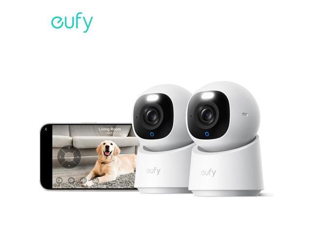 eufy Indoor Cam E30 2-Cam Kit, Latest Generation, 4K UHD Security Camera, Pet/Dog/Baby Camera with Phone app, Color Night Vision, Human/Pet Auto...