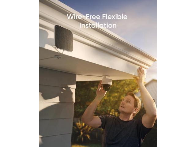 eufy Security SoloCam S340 6-Cam Kit (HomeBase S380), Solar Security Camera, Wireless Outdoor Camera, 360° Pan and Tilt Surveillance, No Blind...