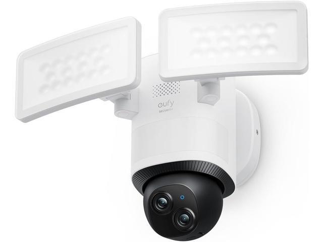 eufy Security Floodlight Camera E340 Wired HomeBase S380 (HomeBase 3), Security Camera Outdoor, 360° PTZ, 24/7 Recording, 2.4G/5G Wi-Fi, 2000 LM,...