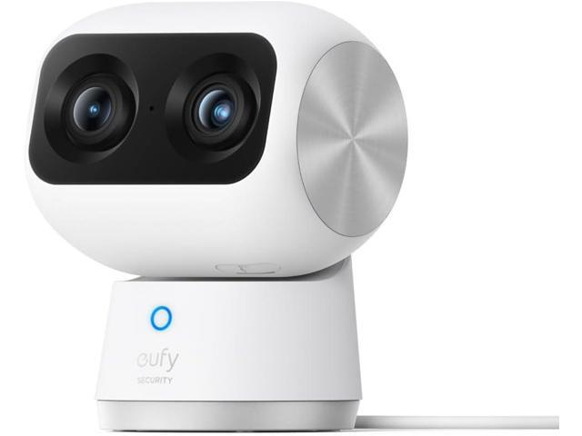 eufy Security Indoor Cam S350 with HomeBase 3, Dual Cameras, 4K UHD Resolution Security Camera with 8× Zoom and 360° PTZ, Human/Pet AI, Dual-Band...