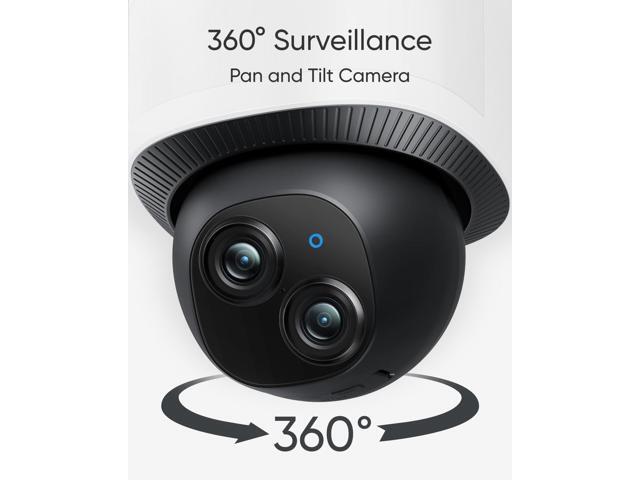 eufy Floodlight Camera E340 (with AC Cable) with HomeBase S380 (Home Base 3), Security Camera Outdoor, 360° PTZ, 24/7 Recording, 2.4G/5G Wi-Fi,...