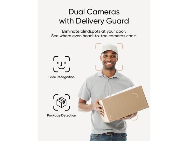 eufy Security Battery Video Doorbell E340 with Battery Indoor Cam E30, Latest Generation, 4K UHD Security Camera, 360 Pan-Tilt