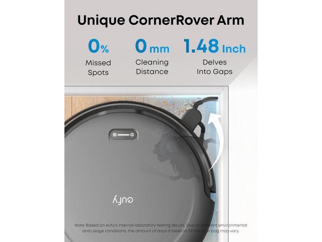 eufy Robot Vacuum C10 with Self Emptying, 8 Weeks Hands Free, Smart Mapping+Replacement Accessories