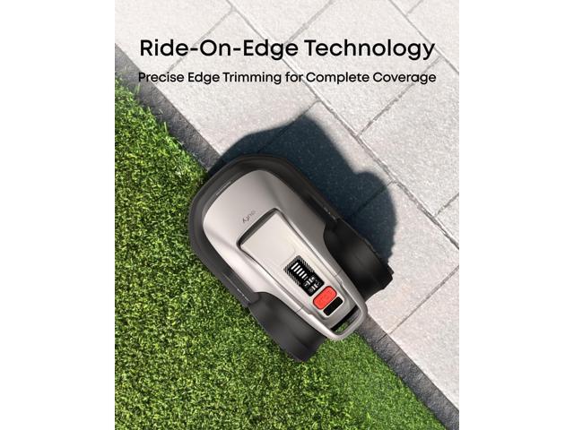 eufy E15 Robot Lawn Mower,Max 0.2 Acres,Wireless Robot Mower with Auto Mapping,Vision Navigation,Multi-Zone Management + Official Accessories:...
