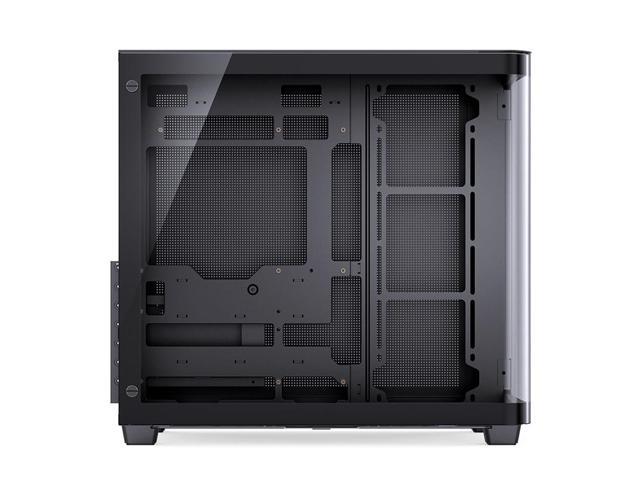 JONSBO TK-3 BLACK One-piece Curved Glass Case, One-piece Curved Glass, Support BTF MB/Dual 360 AIO/ATX PSU/40Series GPU, with 10 Fan Positions, 270...