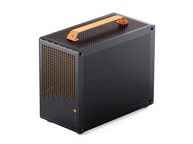 JONSPLUS Z20 ORANG/BLACK Micro-ATX Computer Case,with Detachable Carrying handle, Mini Size, High-performance Hardware Compatible, Support 240AIO,...