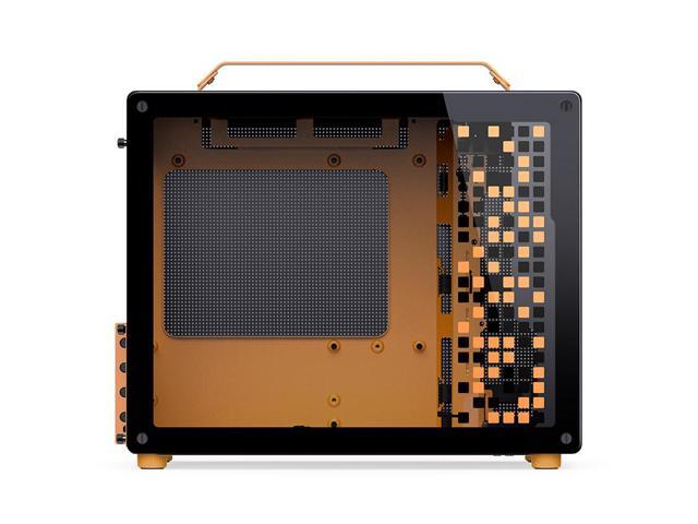JONSPLUS Z20 ORANG/BLACK Micro-ATX Computer Case,with Detachable Carrying handle, Mini Size, High-performance Hardware Compatible, Support 240AIO,...