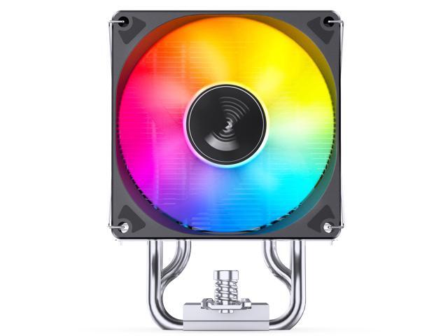 JONSBO CR1400 EVO ARGB CPU Cooler,Silent Series Mini CPU Cooler,H130mm,Air Cooling Tower Radiator,Desktop PC AM4/AM5 heatsink,4 Copper Heatpipes...