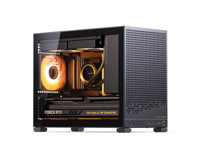 JONSBO D32 PRO Micro-ATX PC Case,High Compatibility Mini Desktop Case,A/B Mode for MB, Support MATX Back-Connect/BTF MB,365mm GPU/240AIO/163mm Air...