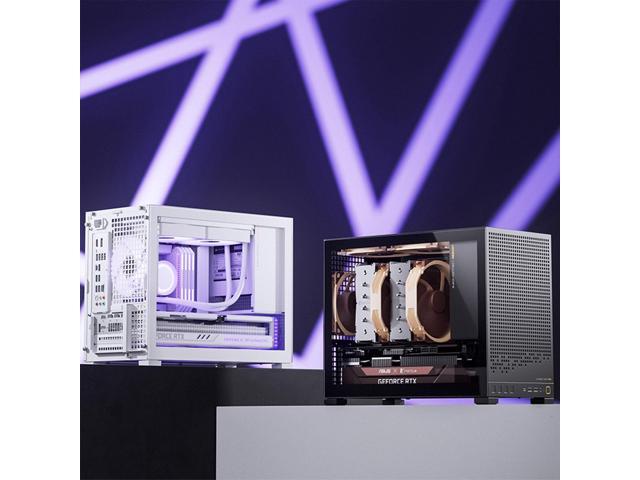 JONSBO D32 PRO Micro-ATX PC Case,High Compatibility Mini Desktop Case,A/B Mode for MB, Support MATX Back-Connect/BTF MB,365mm GPU/240AIO/163mm Air...