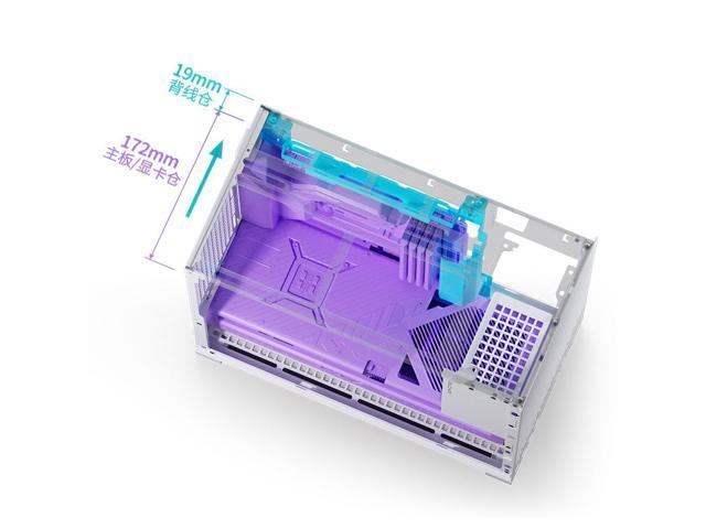 JONSBO D32 PRO Micro-ATX PC Case,High Compatibility Mini Desktop Case,A/B Mode for MB, Support MATX Back-Connect/BTF MB,365mm GPU/240AIO/163mm Air...