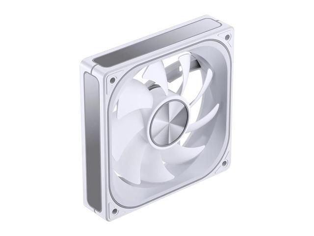 JONSBO ZA-120W PC Case Fan, Silent Computer Fan with 4-Sides Infinity Mirror Fan 2400RPM, 3Pin ARGB, 4Pin PWM Integrated M & F Head,Aluminum...