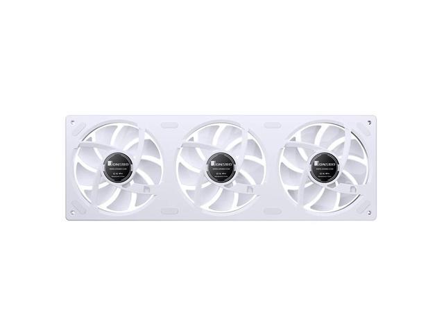 JONSBO ZA-360W PC Case Fan, All-IN-One Single Frame Unit with 3x120mm ARGB Fans 4 Pin PWM,3Pin ARGB, Silent Computer Fan with 4-Sides Infinity...