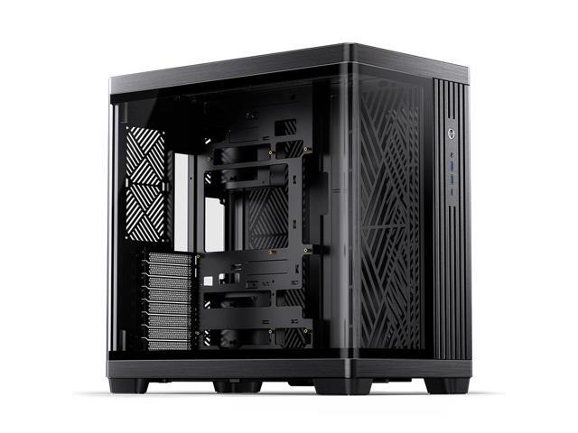 JONSBO TK-4 BLACK ATX PC Case,Separated Cabinet PC Case, ATX Computer Case,Bi-Bent Surround View Glass,Aluminum Alloy, Support ITX/M-ATX /ATX, SP...
