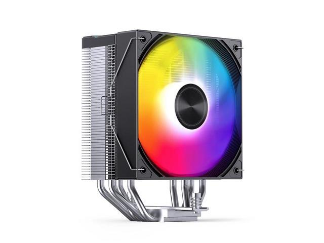 JONSBO CA40 Black CPU Cooler,ARGB Mute Series air Cooling,CPU Fan Height 157mm,120mm PWM Fan air Cooler,4 Copper Heat Pipes Radiator, AM5/AM4/Intel...