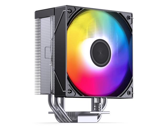 JONSBO CB40 Black CPU Cooler,ARGB Mute Series air Cooling,CPU Fan H153.5mm,120mm PWM Fan air Cooler,4 Copper Heat Pipes Radiator, AM5/AM4/Intel...
