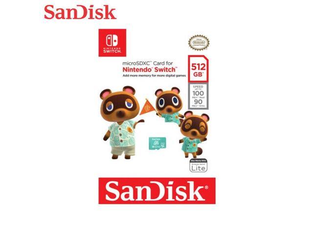 Sandisk 512Gb Microsdxc Card For Nintendo Switch Uhs-I U3 Full Tracking Included