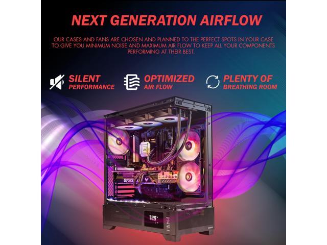 Gigatech Gaming Omega 3 Gaming PC Desktop - Intel Core Ultra 7 265K 5.5GHz 20-Core Processor, NVIDIA RTX 5070 GPU Graphics Card, 32GB DDR5 6000MHz,...