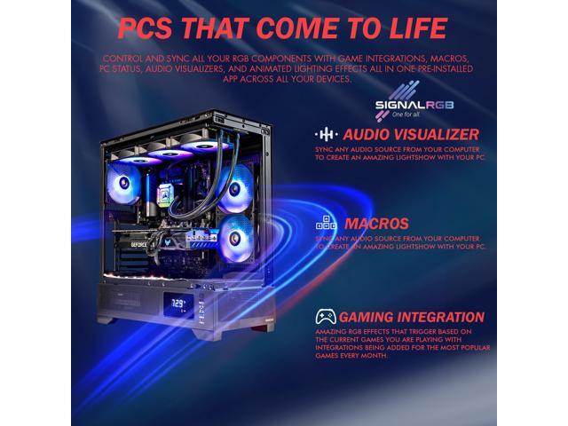 Gigatech Gaming Omega 3 Gaming PC Desktop - Intel Core Ultra 7 265K 5.5GHz 20-Core Processor, NVIDIA RTX 5070 GPU Graphics Card, 32GB DDR5 6000MHz,...