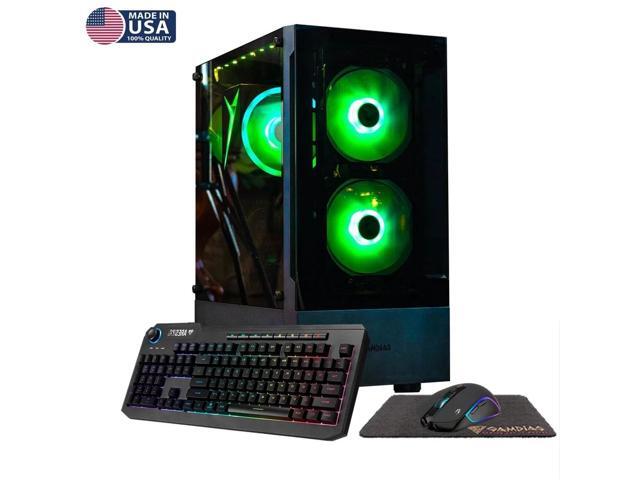 Gigatech Gaming Titan 3 Gaming PC Desktop - Ryzen 5 5500, RTX 5060, 16GB DDR4, 1TB SSD, RGB, Windows 11, Wi-Fi