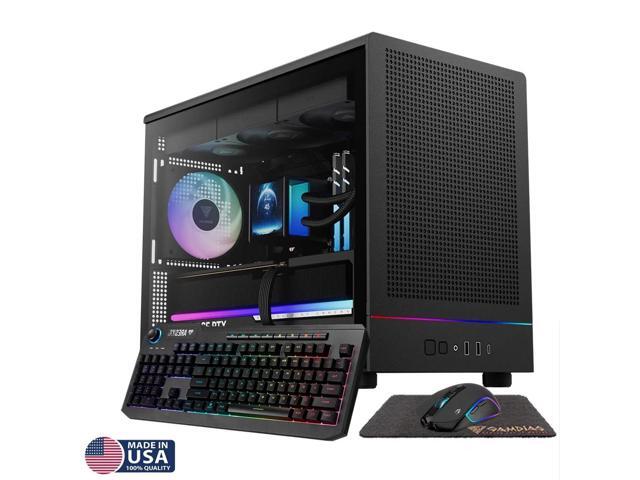 Gigatech Gaming Nova 5 SFF Gaming PC Desktop - Core Ultra 7 265K, RTX 5060 TI, 64GB DDR5, 2TB SSD, RGB, Windows 11, Wi-Fi
