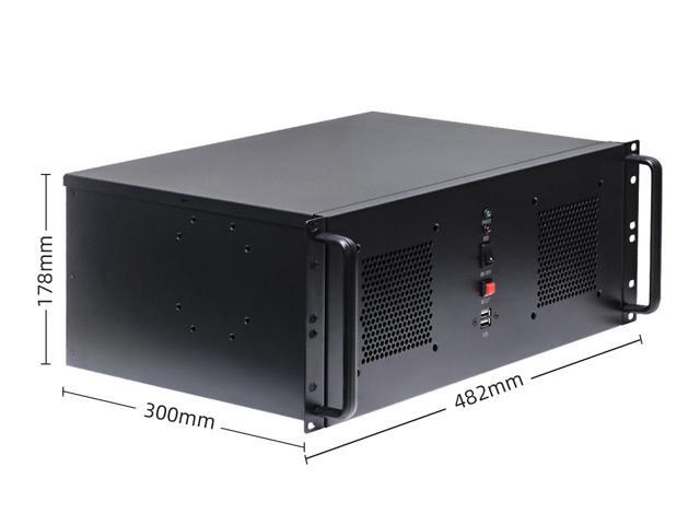 Industrial Chassis, 4u Ultra-short Ipc Chassis 300 Deep Atx Motherboard Power Supply 7 Pcie Slots Ipc Server Chassis, Support Cryptocurrency...