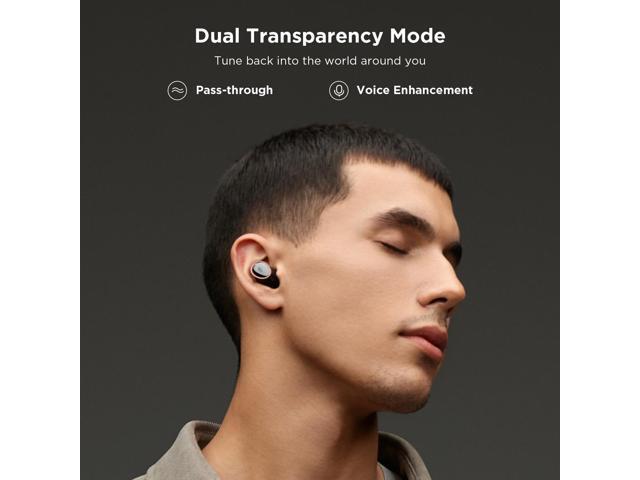 1MORE EVO Noise Cancelling Earbuds, Audiophile Headphones with Dual Drivers, Adaptive ANC, Bluetooth Headphones, HiFi Sound, LDAC, Hi-Res Audio, 6...