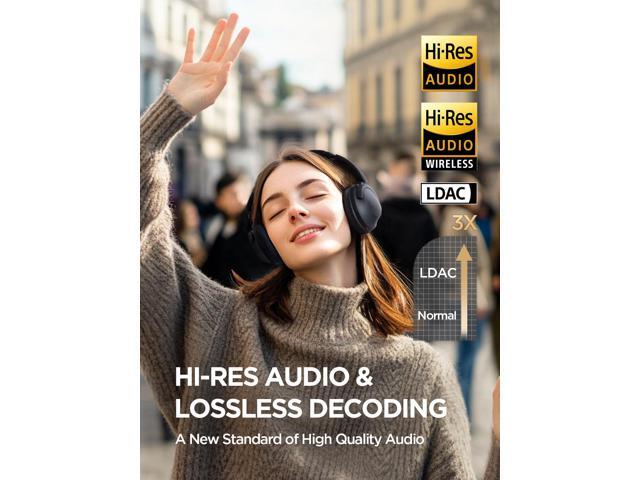 1MORE SonoFlow-Pro Noise Cancelling Headphones - HQ51 Over Ear Bluetooth Headphones with LDAC for Hi-Res Wireless Audio,100H Playtime,Bluetooth...