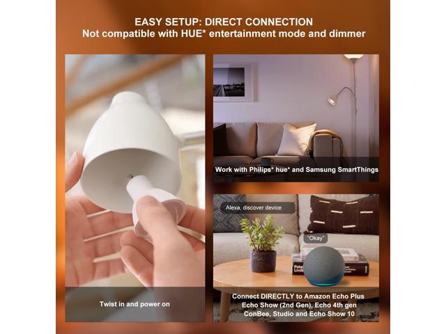 Zigbee GU10 Smart Bulbs, Compatible with Hu*e*, Alexa & Google & ConBee (Hub Required), 5W(50W), LED WiFi Bulb, Dimmable, Color Changing &Tunable...