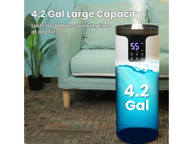 Humidifiers for Large Room Bedroom Top Fill Cool Mist Ultrasonic Humidifier
