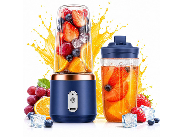 Portable Blender USB Rechargeable Personal Mini Juice Blender