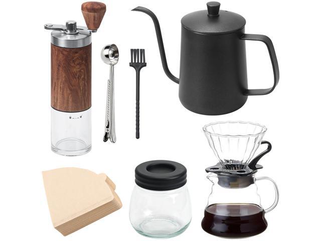 7-Piece Manual Coffee Grinder Set