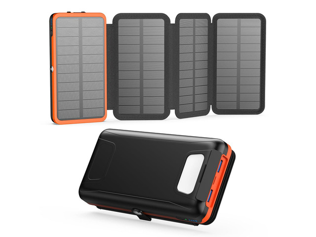 20000mAh Solar Power Bank A ADDTOP Solar Charger with 22.5W Fast Charging