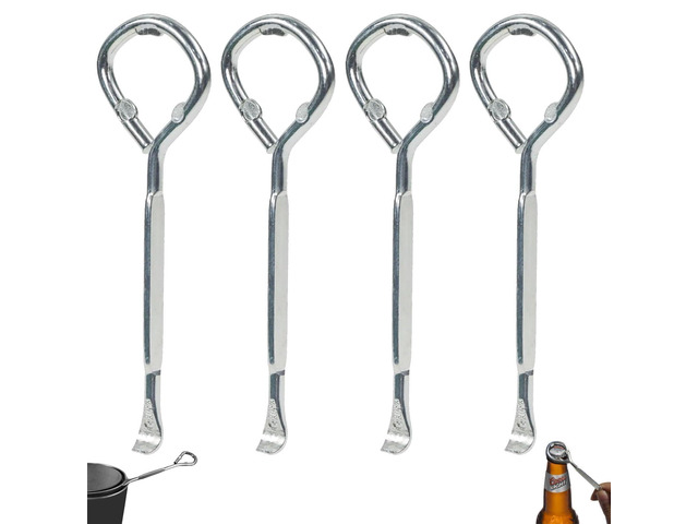 4 PCS Paint Tin Opener Tool Steel Can Opener
