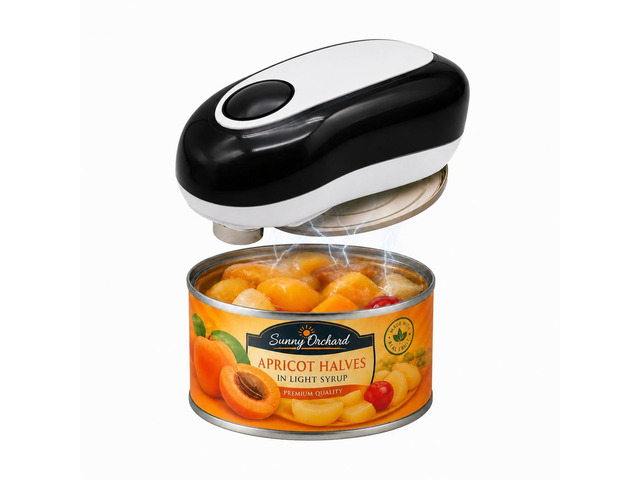 Electric Can Opener with Auto Off Cut for Arthritic Hands