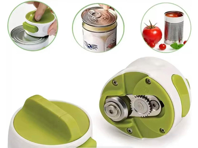 New Opener Rotating Can Opener Iron Tin Can Opener Stainless Steel Simple Kitchen Manual Can Opener