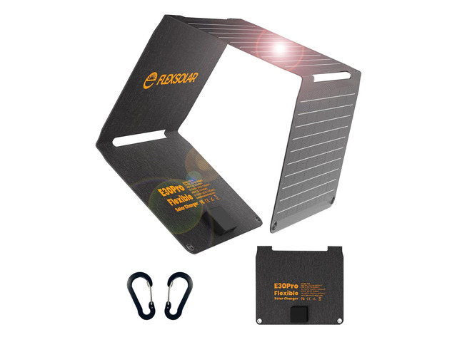 30W Solar Panel Foldable Portable Solar Charger