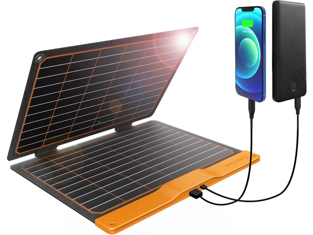 20W Portable Solar Panel Charger for Camping