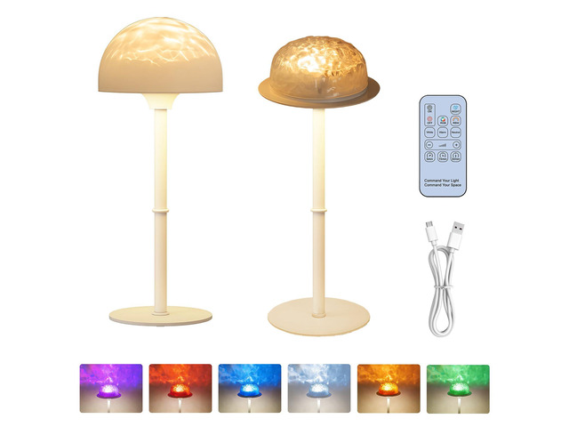 RGB Shower Lamp with Touch & Remote Control - Waterproof Ambient Shower Light