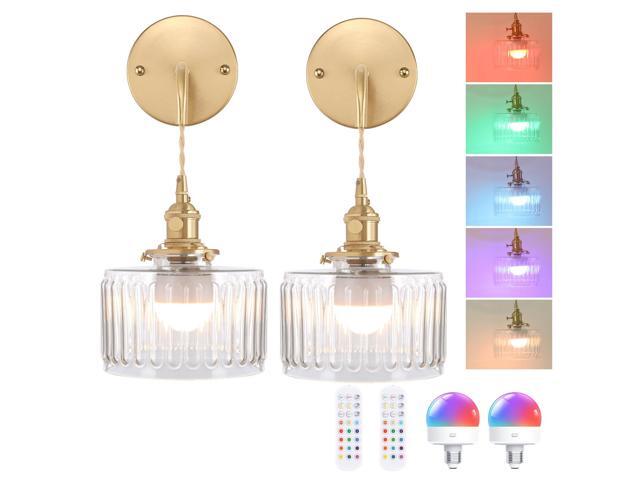 Battery Operated Wall Light Set of 2