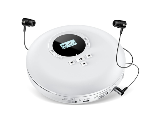 CD Player Portable CD Players with Headphones LCD Display