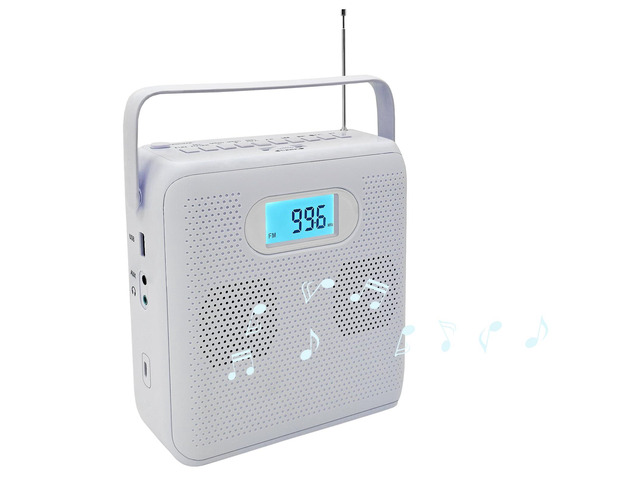 Portable CD Player with Bluetooth Bulit-in Double HiFi Speakers