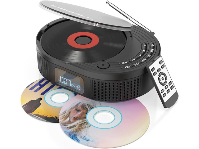 2025 NEW Monodeal CD Player with Bluetooth and Radio FM 2 in 1