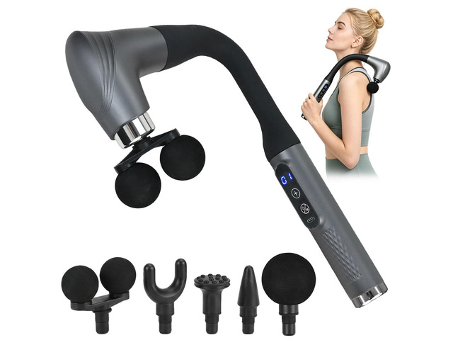 Deep Tissue Percussion Massager Double-Headed U-Shaped