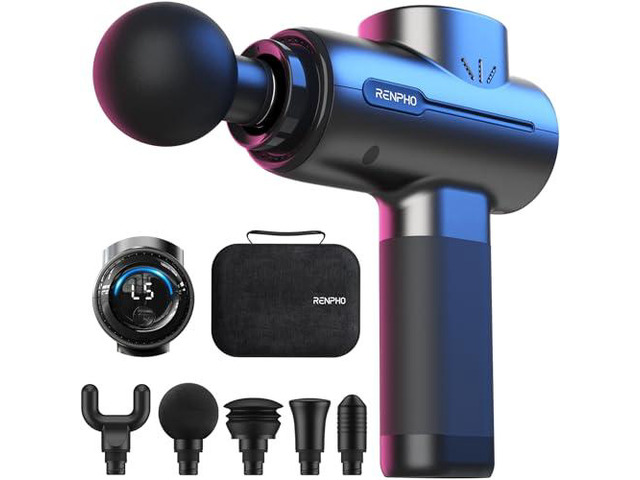 Massage Gun Deep Tissue with 2500mAh Battery and Type-C Charging