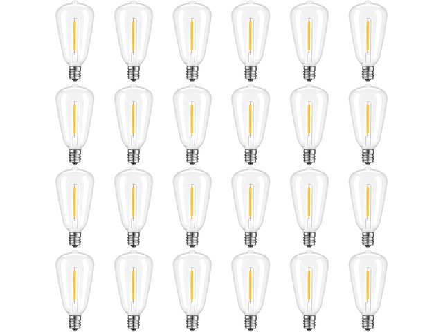 ST38 LED Bulbs Outdoor Solar Powered Shatterproof